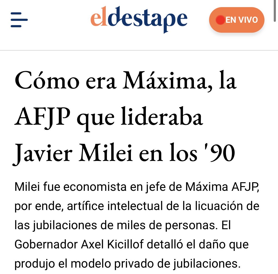 Lali era una niña cuando Milei ya cagaba jubilados.