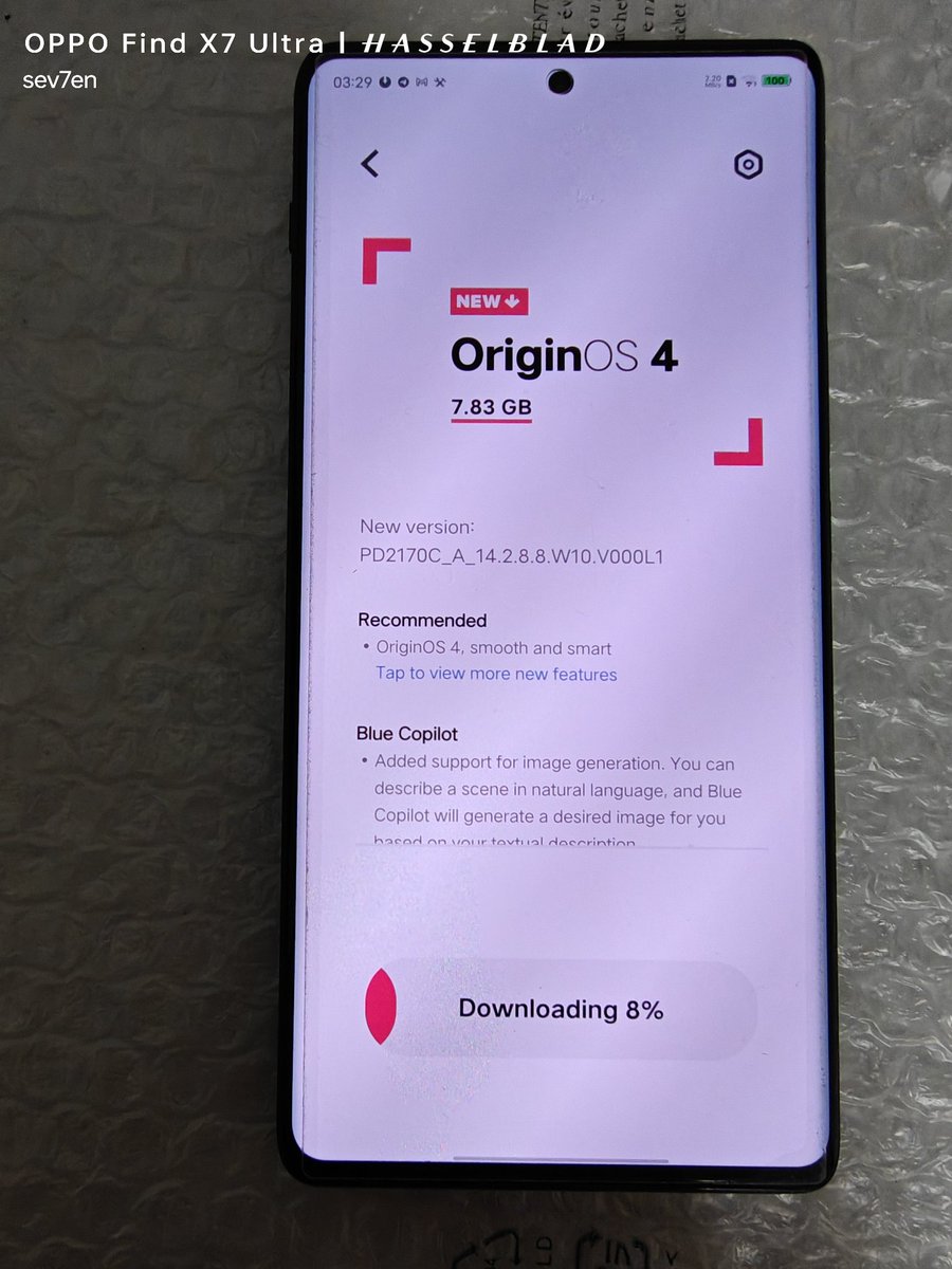 fabrizio_degni's tweet photo. My #vivoXNote has received the #OriginOS4 βοΈ
A massive update of 7.83GB with a changelog!
#vivo @vivo #Smartphones #technews https://t.co/kQAqbwKG3w
