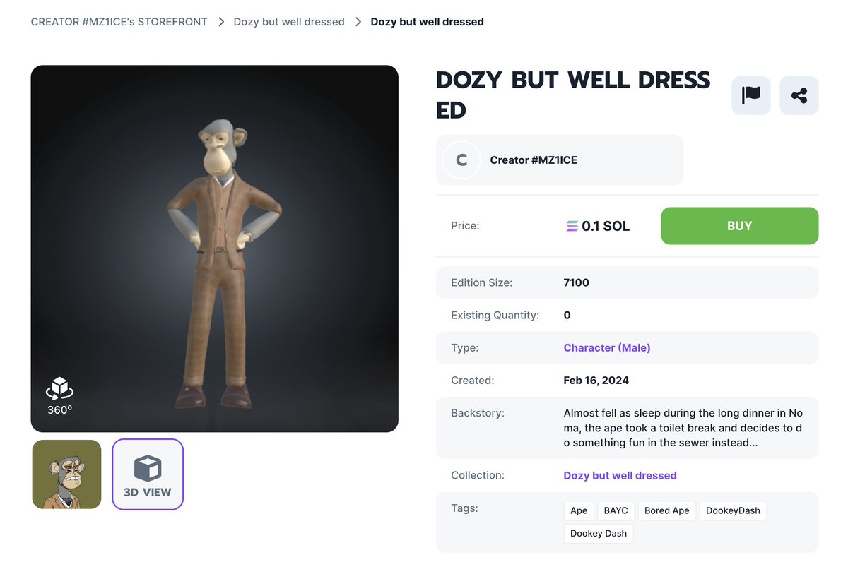 I am a little bit late but I am here~~~

Who would't want to wear a suit when you go into the sewer😂😂😂😂😂

<a href="/yugalabsgaming/">tangofoxtrot69420</a> 
<a href="/farawaygg/">Faraway</a> 
#DDU
#DookeyDash

shop.faraway.com/item/dozy-but-…