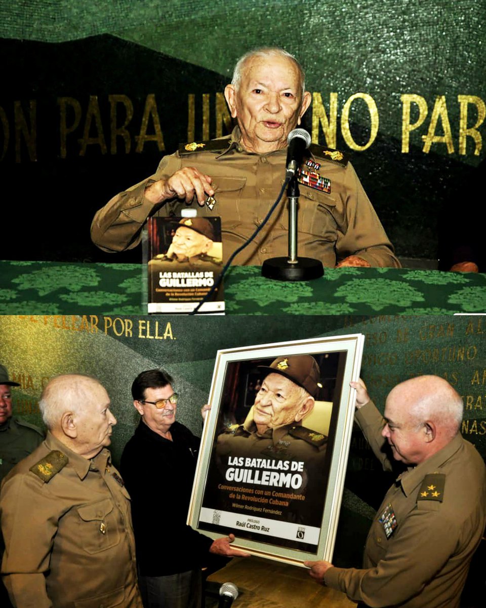 🔴🔵| Palabras expresadas por el Comandante de la Revolución Guillermo García Frías en la presentación del libro “Las batallas de Guillermo”. Yo no sabía nada de la Patria, Fidel me convierto en patriota. Testimonio de un protagonista de nuestra historia.  #FILCuba2024