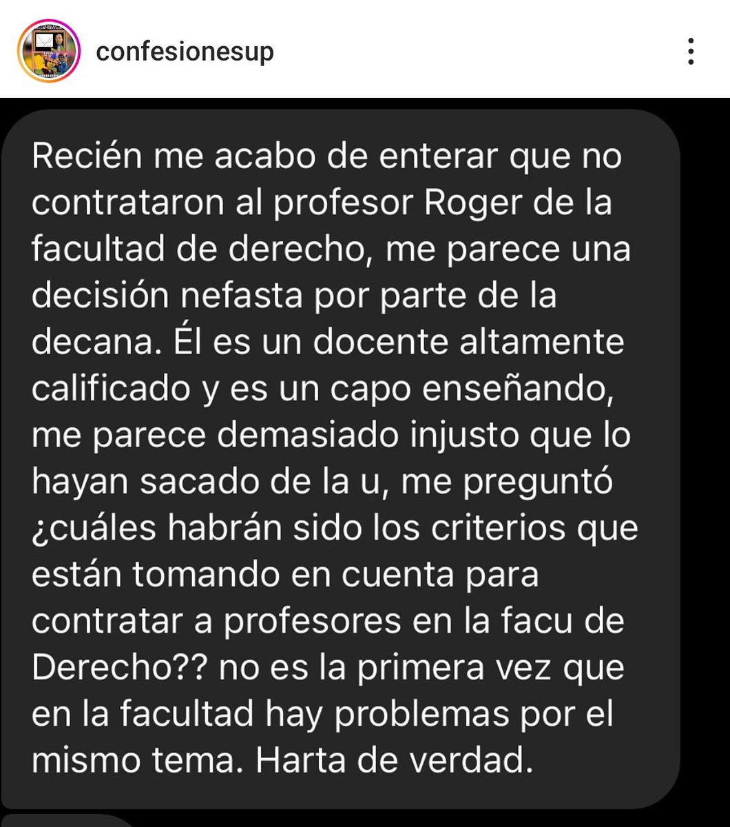 paolobenza's tweet photo. Hay una 'petit crisis' de imagen institucional en la Universidad del Pacífico -una de las más caras de Lima-, porque varios estudiantes están mostrando su descontento con recientes salidas e ingresos de profesores de la facultad de Derecho👇

La UP hasta S/5,244 mensuales en su https://t.co/tRw0WscLPM