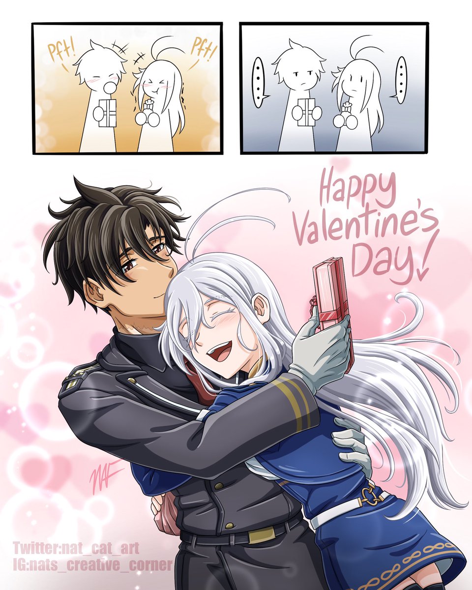 Happy Valentine's Day!💝🍫 It's interesting to see how the same