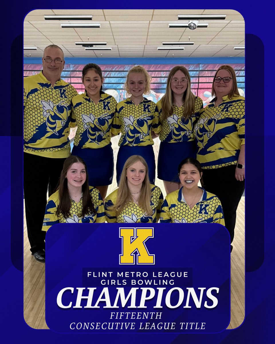 Congratulations Lady Hornets!
#HornetPride #KearsleyBowling
#15xBacktoBack