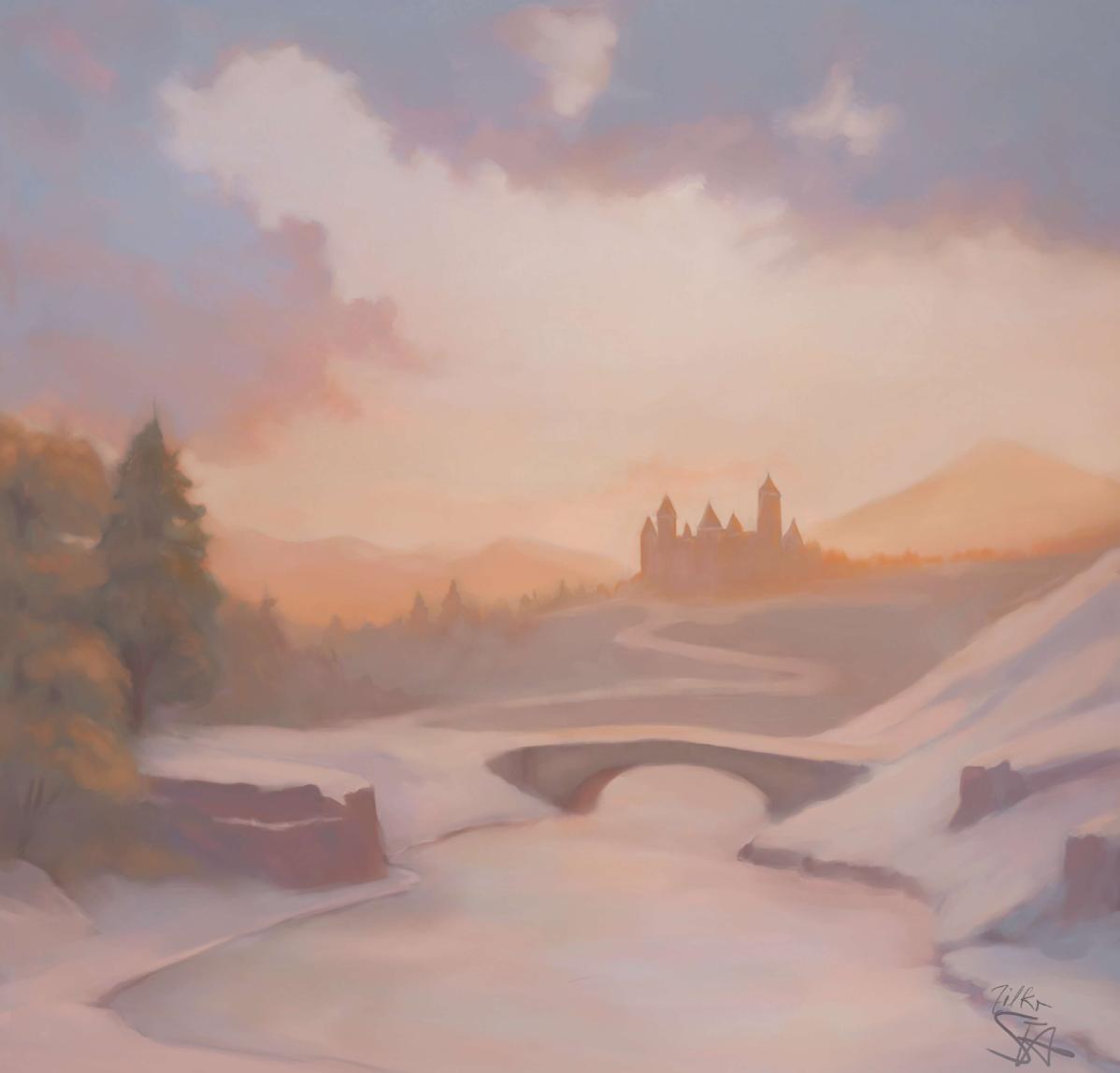 ArtClubLife's tweet photo. 🏆 Winter Wonderland Art Competition Honorable Mention!

🏅 @/littlesled

Our artist's winter wonderland involves a sunrise scenery of the great outdoors. This piece gives us adventurous vibes for exploring the castle. We love the creativity in this piece. Wonderful job! https://t.co/AiDpMvj4Q0
