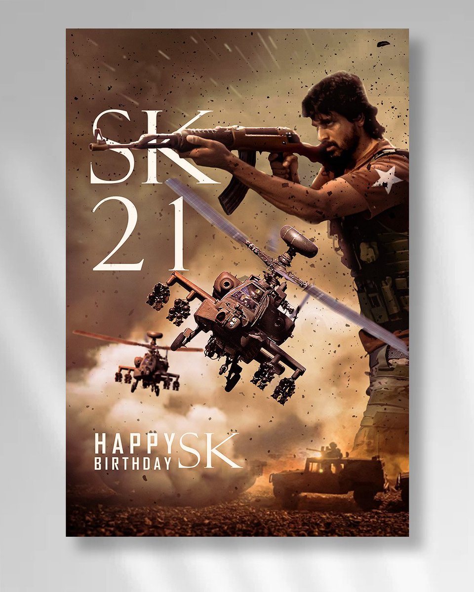 nithin_dez's tweet photo. #SK21TitleTeaser 
#SK21 https://t.co/2GvGuFoGpf