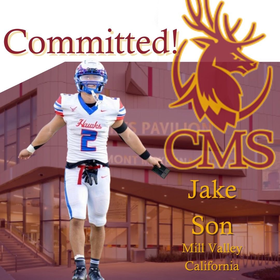 Excited to announce my commitment to further my academic and athletic career at Claremont McKenna College! <a href="/CMSStagsFB/">CMS Stags Football</a> <a href="/CoachYog/">Dave Yog</a> @tamhighfootball
