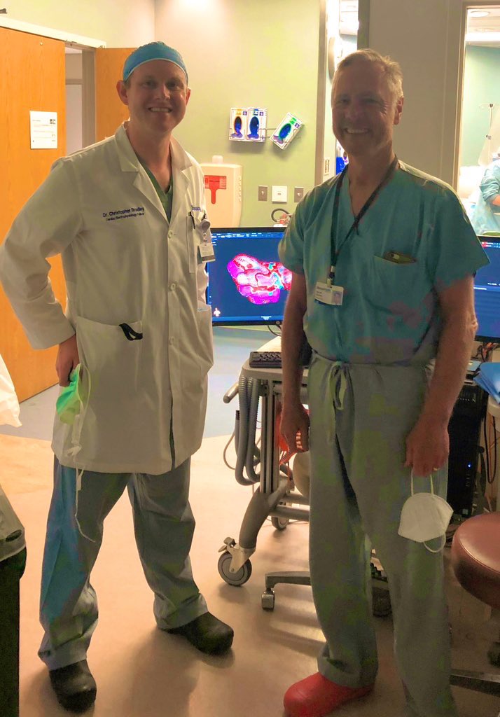 DrCJBradley's tweet photo. The field of EP lost a giant. It’s been over 3 years since my fellowship @BeaumontCards, and his mentorship persists. I can sense him in every procedure, every patient decision. I’m sure many others feel the same. Dr. Haines (and his red Crocs) will be deeply missed. #EPeeps https://t.co/znoaSOM1Mb