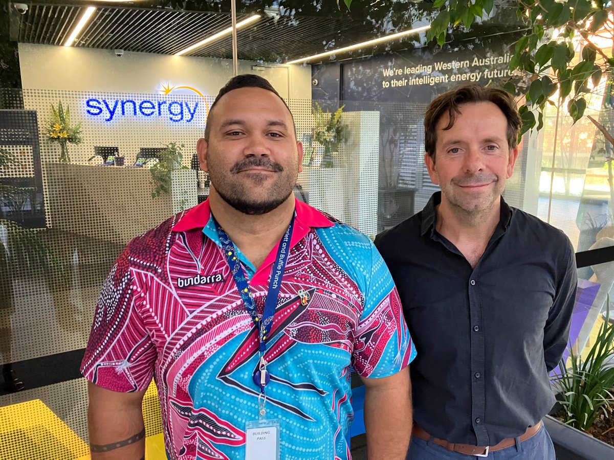 Meet the Team Welcome to Synergy’s new Aboriginal Engagement Advisor Scott Wilson and Aboriginal Cultural Heritage Principal Cesar Rodriguez. #inclusiveworkplace #inclusivity
