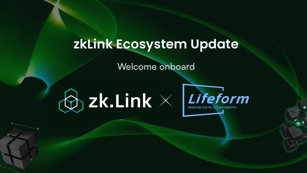 🚀 Thrilled to welcome <a href="/Lifeformcc/">Lifeform</a> to the zkLink ecosystem! 
🌌 Unleashing creativity in the virtual realm, LifeformCC brings a unique touch to the zkLink ecosystem. Join the journey where imagination meets blockchain,
🙌 Excited to mesh something fun together!
#ZKL #zkLink