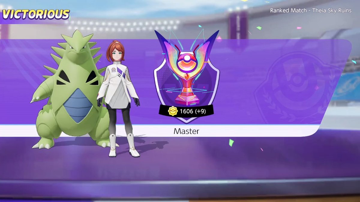 RubberyGooGirl's tweet photo. Season 17 1600 Qualifier.
We Lost Rayquaza, We Won The Match
Isn't it wild how many times I win the matches that matter against a team that secured Rayquaza?
And with TTar of all picks. Go figure.
#LearnToPlayCorrectly
#OnlyPointsWin
#PokemonUNITE #NintendoSwitch https://t.co/ExqxjIXXO3