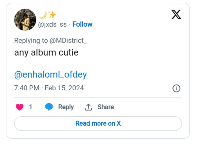 MDistrict_'s tweet photo. Congratulations! 🎉 @Jimjimichi_31 and @jxds_ss you won 1 unsealed album each 💚 Kindly wait for our DM! https://t.co/iCNW7BJole