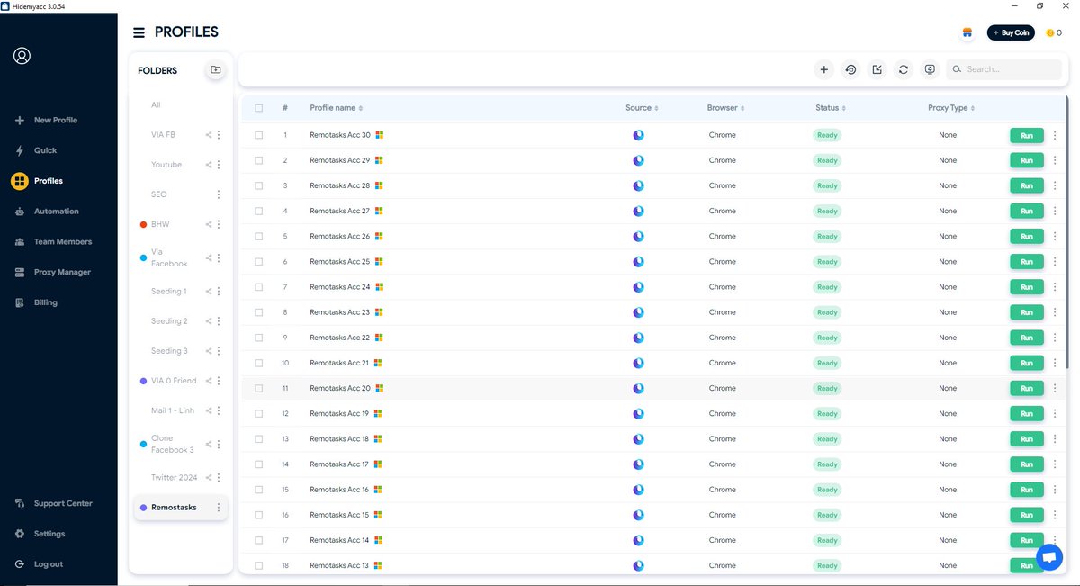 hidemyacc_com's tweet photo. STRATEGIES TO AVOID TERMINATION OF #REMOTASKS
1. Create multiple browser profiles of Hidemyacc antidetect browser to change browser fingerprint.
2. Add residential proxies to change IP address. Turn on WebRTC to avoid IP leak.
3. Active and submit job like normal human. https://t.co/ScrGbuOsqW
