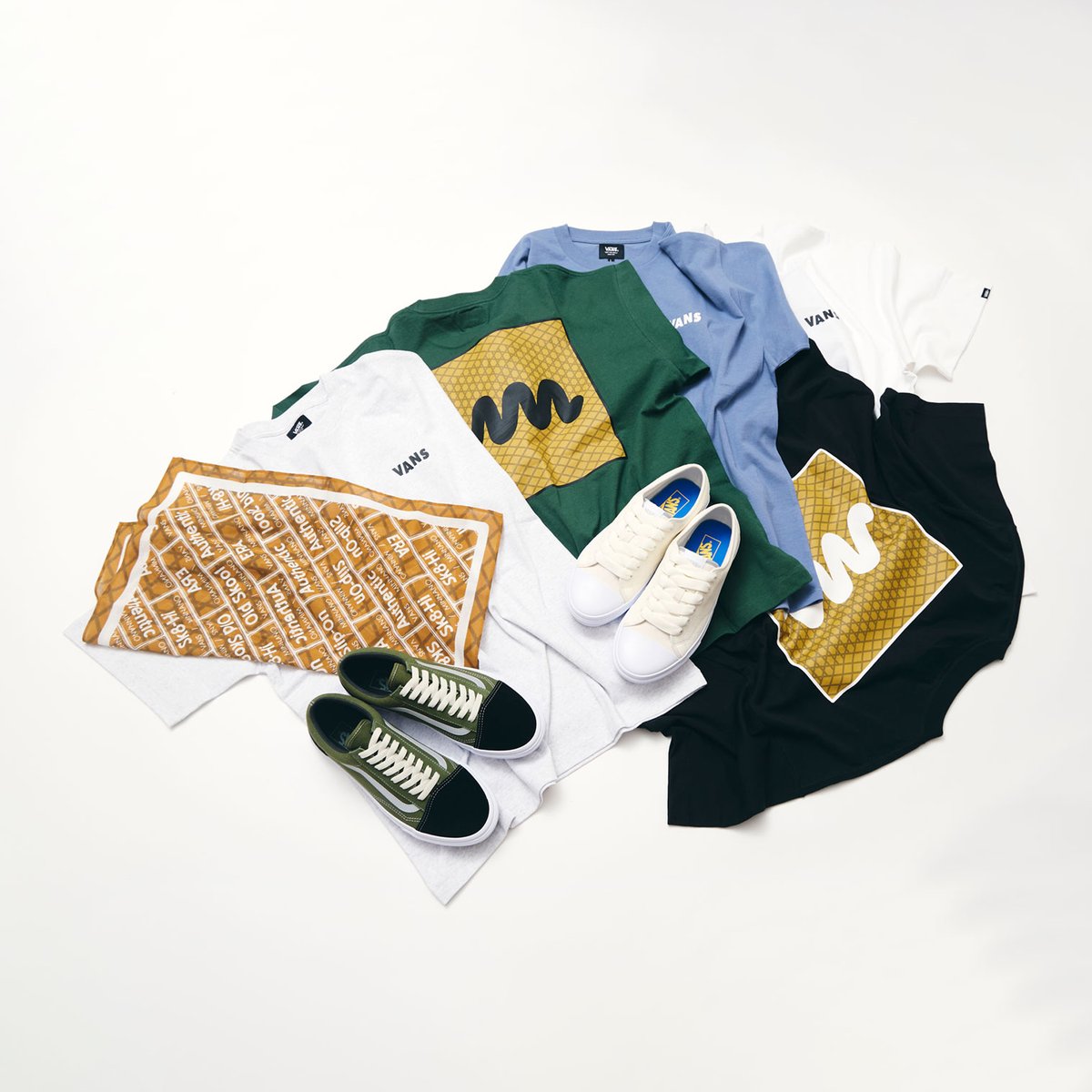 VANSと靴作りました。Tシャツとバンダナもあります。来週の22日に全国のBILLY'Sにて発売です。min-nano.blogspot.com/2024/02/min-na…