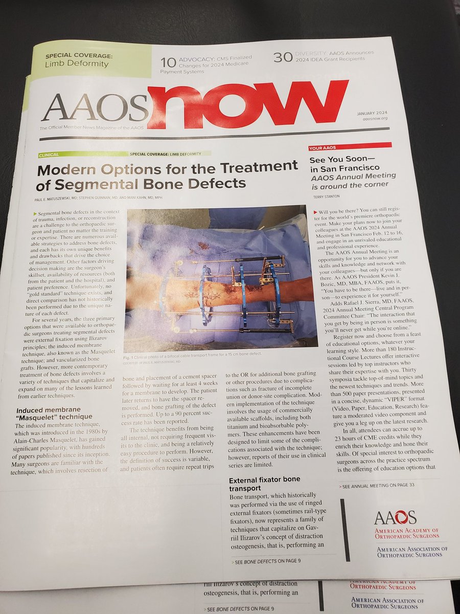 @AAOS1 #aaos2024 check out LLRS articles in AAOS now in person!