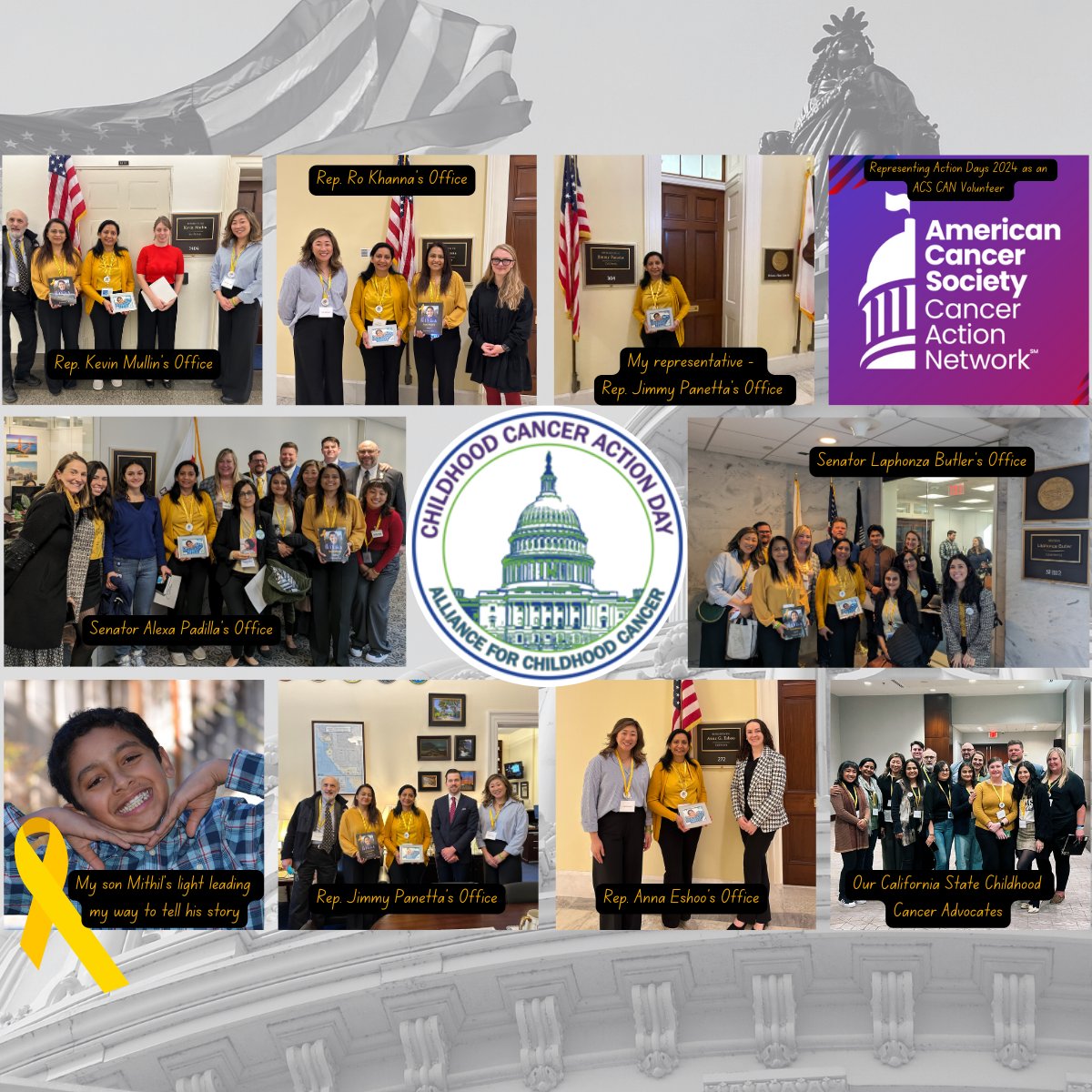 Mithil Prasad Foundation (@m_p_foundation) on Twitter photo #ActionDays2024 asks:
Fully support STAR Act, fully fund CCDI, increase NIH and NCI funding, cosponsor Kids' Access to Care Act (H.R. 4758/S. 2372) and Pediatric Cancer Drug Supply Act (H.R. 6963)
<a href="/RepKevinMullin/">Kevin Mullin</a> <a href="/RepJimmyPanetta/">Rep. Jimmy Panetta</a> <a href="/RepRoKhanna/">Rep. Ro Khanna</a> <a href="/SenAlexPadilla/">Senator Alex Padilla</a> <a href="/Senlaphonza/">Senator Laphonza Butler</a> #ActionDays2024 asks:
Fully support STAR Act, fully fund CCDI, increase NIH and NCI funding, cosponsor Kids' Access to Care Act (H.R. 4758/S. 2372) and Pediatric Cancer Drug Supply Act (H.R. 6963)
<a href="/RepKevinMullin/">Kevin Mullin</a> <a href="/RepJimmyPanetta/">Rep. Jimmy Panetta</a> <a href="/RepRoKhanna/">Rep. Ro Khanna</a> <a href="/SenAlexPadilla/">Senator Alex Padilla</a> <a href="/Senlaphonza/">Senator Laphonza Butler</a>