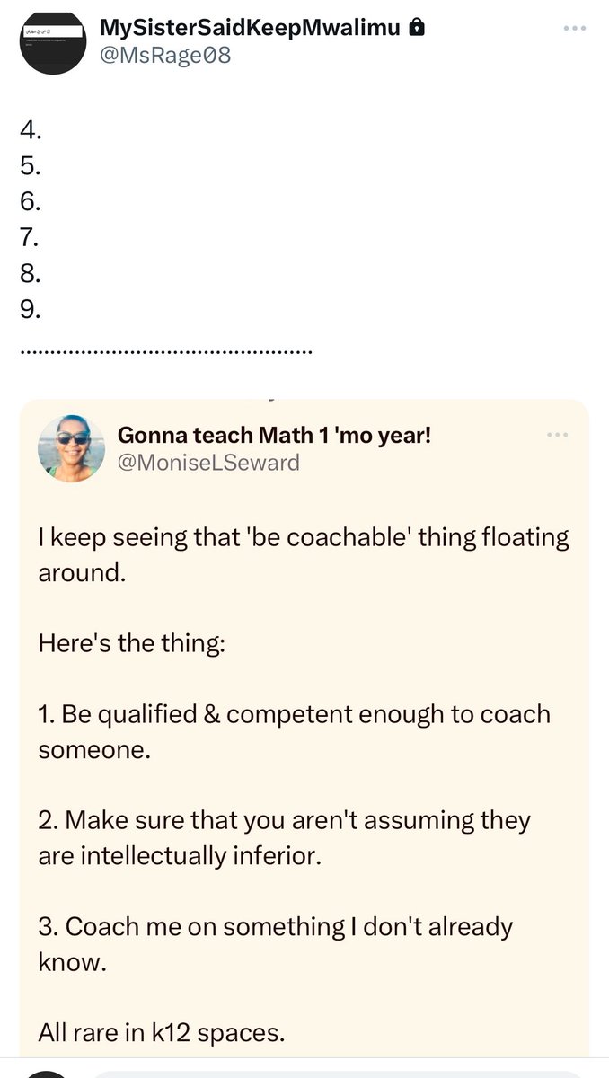 FEcoeagles's tweet image. Reminds me of this! Still it baffles me how one much ‘be coachable’ s toxic &amp;amp; harmful to educators!Please know that you’re inspiring &amp;amp; incredible educator who makes lots of students seen and valued! We appreciate you❤️❤️
⤵️ important thread!
#ResponsiveTeachingandLearning 
#Trust