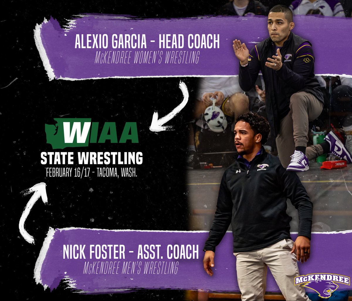 McKWrestling's tweet photo. Coach Garcia &amp; Coach Foster ✈️ ➡️ Mat Classic XXXV - WA State Wrestling

OTF
#BearcatsUnleashed https://t.co/0P140eR0Tu
