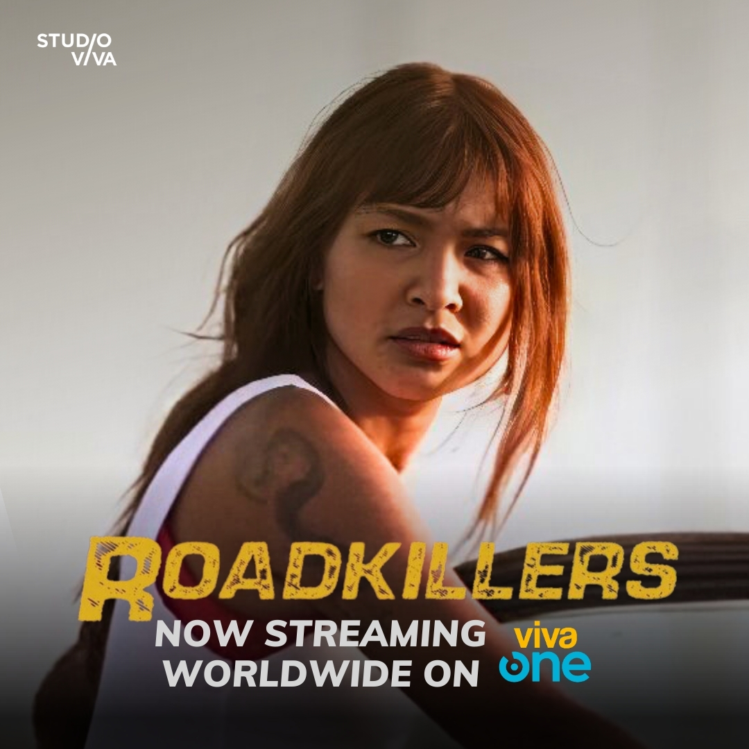 StudioVivaPH's tweet photo. ROADKILLERS is now streaming WORLDWIDE on Viva One! 

'Wag ng magpa-FOMO. Watch it here: https://t.co/mFtrKnHvcb

#Roadkillers
#StudioViva
#VivaOne
#NadineLustre https://t.co/bDLZx9gWXg