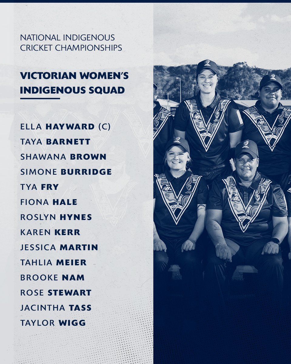 We've locked in our women's squad for the National Indigenous Cricket Championships 💪 Congratulations to all selected and good luck for next week!