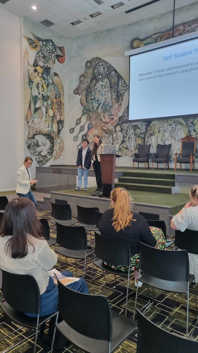 A huge congratulations to the winners of our student prizes for 2024!

🌟 Nick Holford Prize: Siobhonne Breen 🌟
✨ PAGANZ ISOP Prize: Wenyu Yang ✨

Plus a special mention to Thi Nguyen!