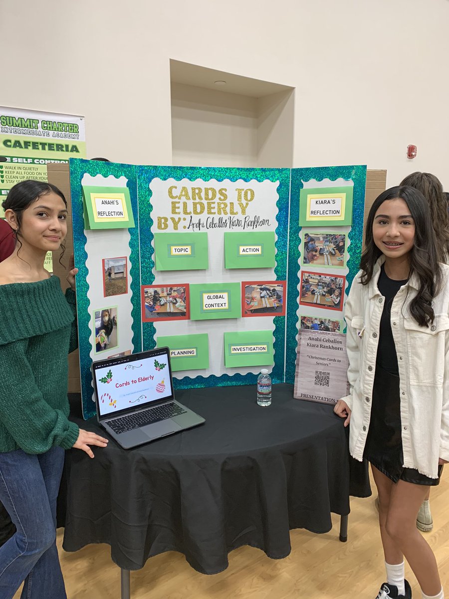 SCIA students did an amazing job presenting at the IB Community Projects Showcase! #BurtonExperience