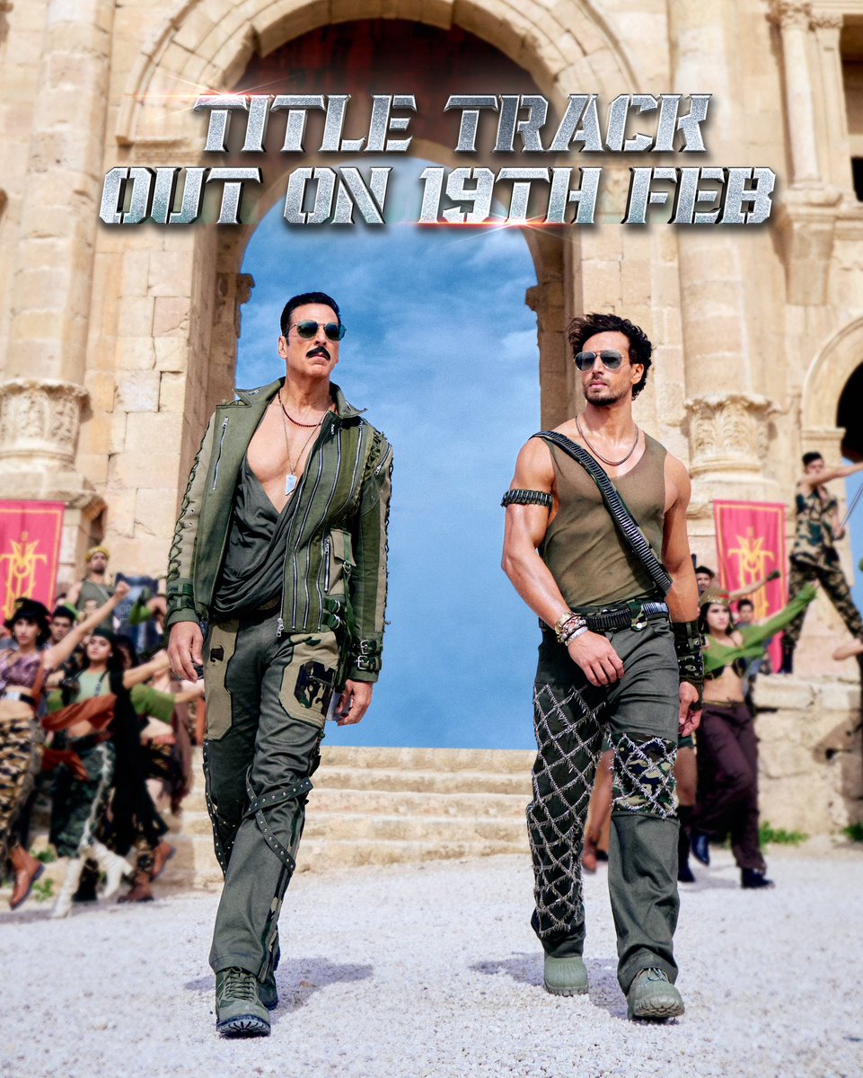 iTIGERSHROFF's tweet photo. Bade ka swag, chote ka style 😎 3 Days To Go!

#BadeMiyanChoteMiyan Title Track Out on Feb 19. Stay tuned!

#BadeMiyanChoteMiyanOnEid2024

@akshaykumar @vashubhagnani @aliabbaszafar @PrithviOfficial  #SonakshiSinha @ManushiChhillar @AlayaF___ @jackkybhagnani @honeybhagnani @iHimanshuMehra @VishalMMishra @Irshad_Kamil @anirudhofficial @BoscoMartis @csgonsalves @poojafilms @AAZFILMZ @PicturesPVR @ZeeMusicCompany @SLGlobal001