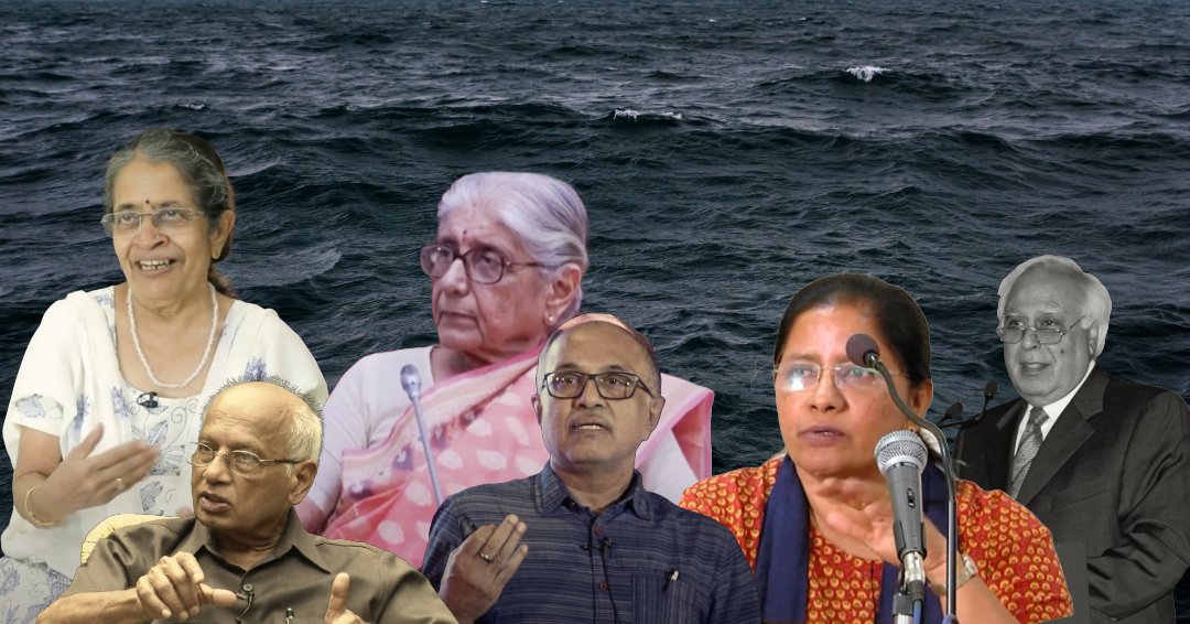 labhopping's tweet photo. Nobody shared their guesses, so we are ID'ing them for you (left to right):
⚛Rohini Godbole
🫀MS Valliathan
🍱Mahtab Bamji
🧬Ram Ramaswamy
👩🏿🏫Anitha Kurup
👨🏽⚖️Kapil Sibal
Their parts in India's WiS story are included in this excerpt from #LabHopping: https://t.co/sSEOXOLYuA https://t.co/UysRDFstlX