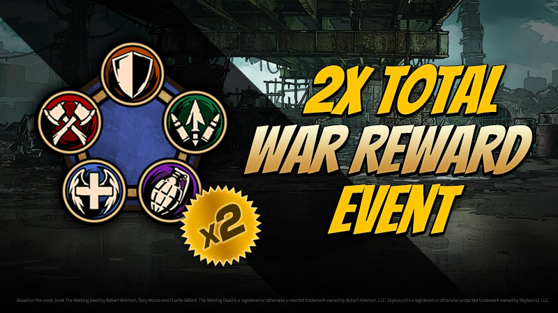 TWDAllStars's tweet photo. ✨2x Total War Reward Event

⏰ ~ 2/23 23:59 (UTC)

Conduct Manuals and Benefit Materials are ✨doubled✨
during the 2x Total War Reward Event!

📲Play Now: https://t.co/DLzjr6HSFD

#TWD #TWDAS #Game #Events https://t.co/GfPB7KoIhS