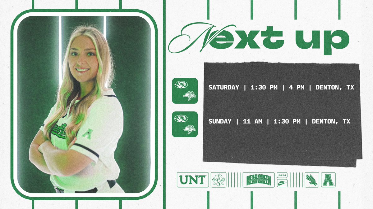 Welcome to our turf 😤

📰 northtex.as/4bI4pRa

#GMG 🟢🦅 x <a href="/mikayla_smith46/">Mikayla Smith</a>
