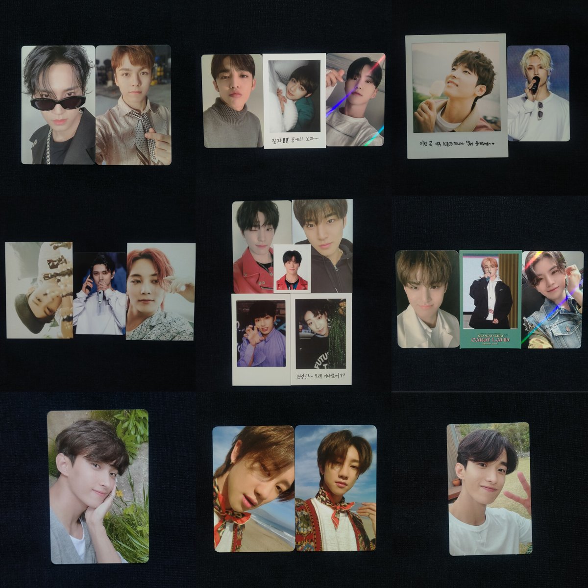 caratsbt's tweet photo. 🛒help rt 🛒
wts lfb seventeen pc scoups jeonghan joshua jun hoshi wonwoo woozi the 8 mingyu dk vernon dino

💰 on thread
❌ adm shopee
📍jatim, ina

🏷️ wts seventeen #wtsseventeen #wtssvt #pasarseventeen #pasarsvt #ตลาดนัดseventeen 세븐틴 포카 양도 wts want to sell ww svt https://t.co/7f6vY5V9dw