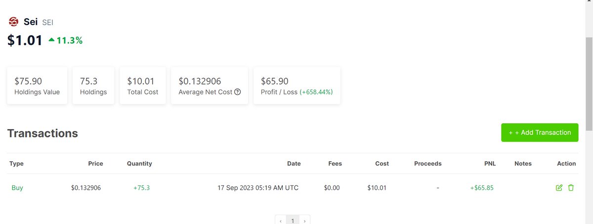 Deepakmba02's tweet photo. if you would have bought 10 dollars of #sei token check the returns below.
@SeiNetwork @coingecko 
#sei #bitcoin #Ethereum #BRC20 https://t.co/YofGjwJ8rG