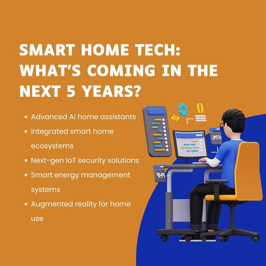 Step into the future of smart homes! 🏠🤖 Discover the cutting-edge technology coming in the next 5 years. Get ready for a smarter, more connected life! 🌐

#SmartHomeFuture #TechTrends2024 #InnovativeLiving #NextGenHomes #IoTInnovation