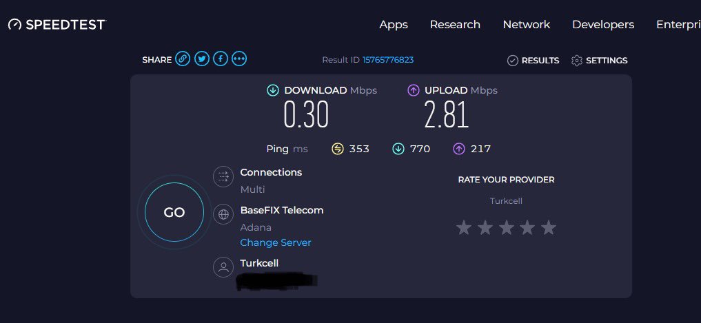 PalaaDerler's tweet photo. @Turkcell Turkcell hattın çektiği yerde superbox hızınız. Sorsanız şbeke yoğunluğu. Olduğum bölgede üniversite ve bölge trafik vsr. Şebekenizin yetersiz olmasına mı inanalım sattığınız superbox ın çekmeme sebebine yoğunluğa bok atmanızamı inanalım. Hayatınız yalan.. https://t.co/5c0JHN9zwW
