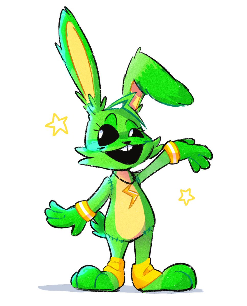 Hoppy redesign!!🔋⚡️ #SmilingCritters #PoppyPlaytime3