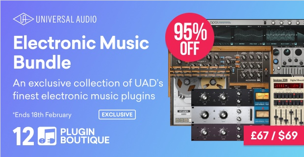 95% Off Universal Audio Bundle Ends Feb. 18th
🔥👉bit.ly/PBDealPage
🎚️🎛️
#plugindeals #deals #musicproduction #musicproducer #composer #deal #pluginsales #pluginboutique #universalAudio #mastering #sounddesign
