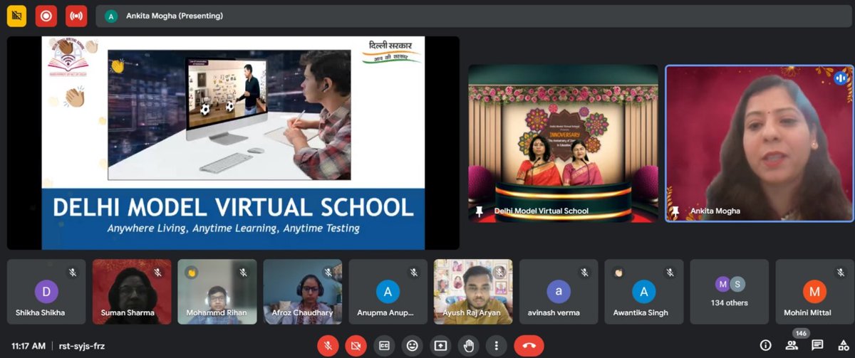 Delhi Model Virtual School tweet media