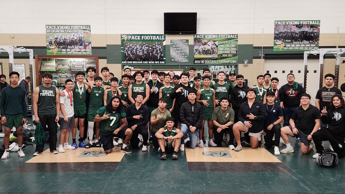 Pace Vikings Boys Track (@trackpace) on Twitter photo Great job to our JV/9th track teams at the BISD meet.
Special shout out to <a href="/Vikingslift/">Pace Powerlifting</a> and <a href="/PaceVikingsFoo1/">PaceVikingsFootball</a> for the help today!
#VikingFamily Great job to our JV/9th track teams at the BISD meet.
Special shout out to <a href="/Vikingslift/">Pace Powerlifting</a> and <a href="/PaceVikingsFoo1/">PaceVikingsFootball</a> for the help today!
#VikingFamily