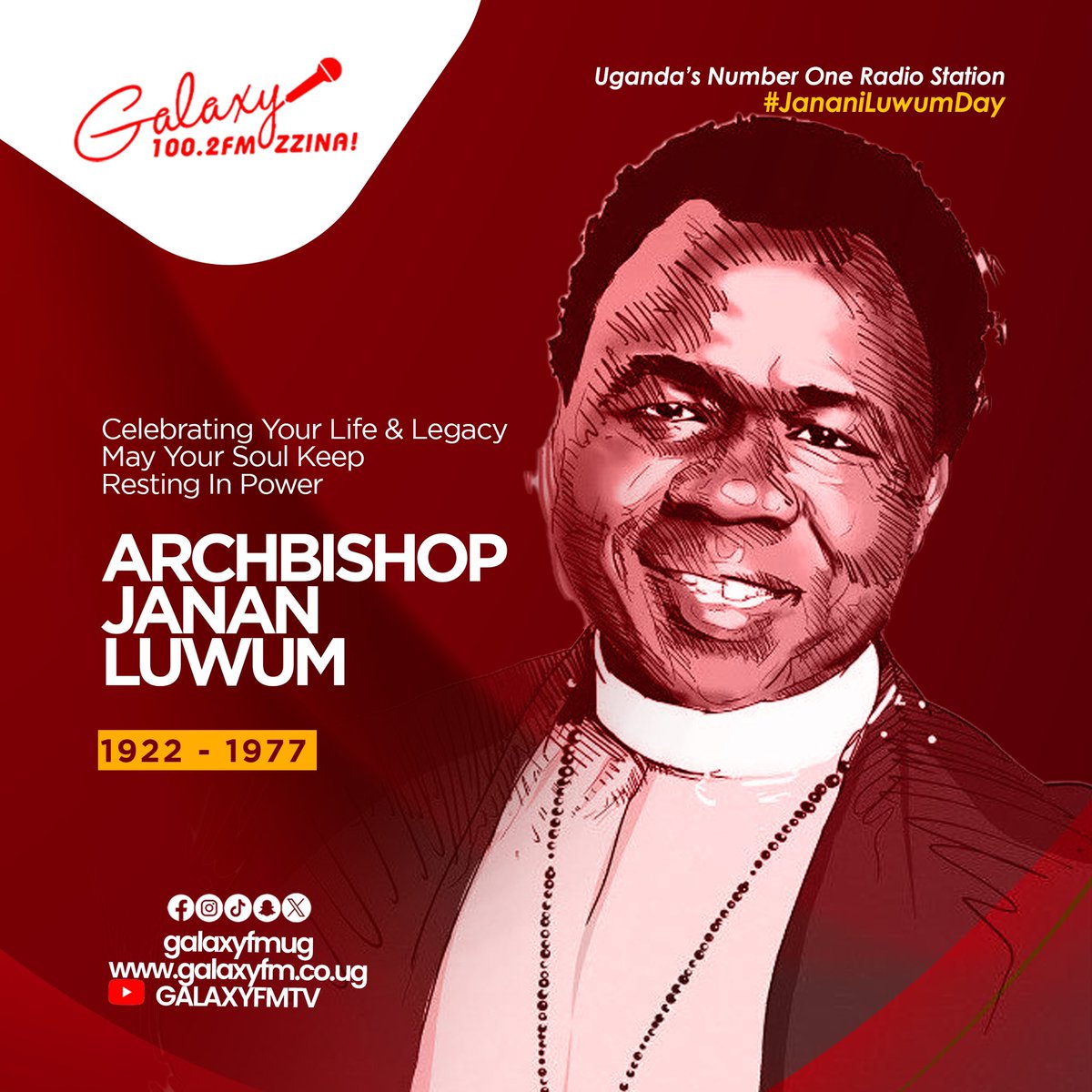 Today we celebrate the life of Archbishop Janani Jakaliya Luwum 

#Zzina | #JananiLuwumDay