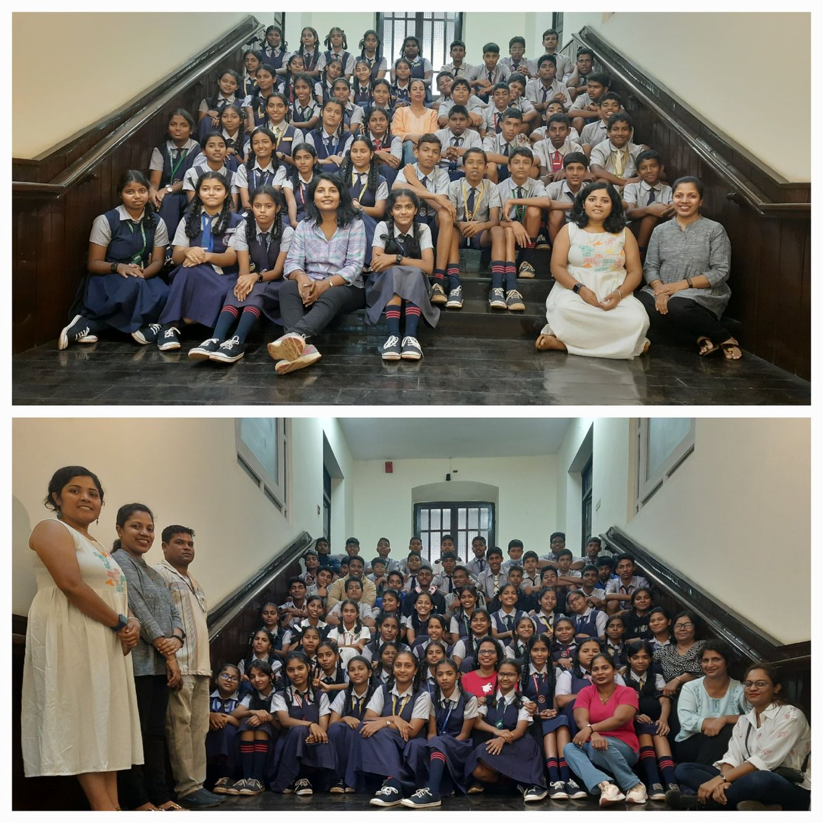 140 students and 8 teachers of IX and Xth std of Infant Jesus, High School, Colva, Salcete- Goa, visited the Museum