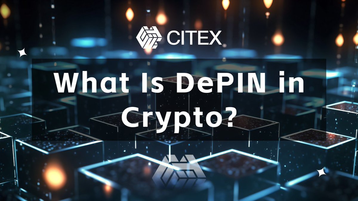 What Is #DePIN in #Crypto? ✓Follow@Citexofficial ✓RT & Tag 3 frds & Like  👉JOIN:https://t.co/YY6aBSj5Vh 🍀Pick 30 users #airdrop of $100 tokens  #Illner #Biberach #lazfcb #AirdropCrypto #Rewards #Bitcoin $BTC $FIL