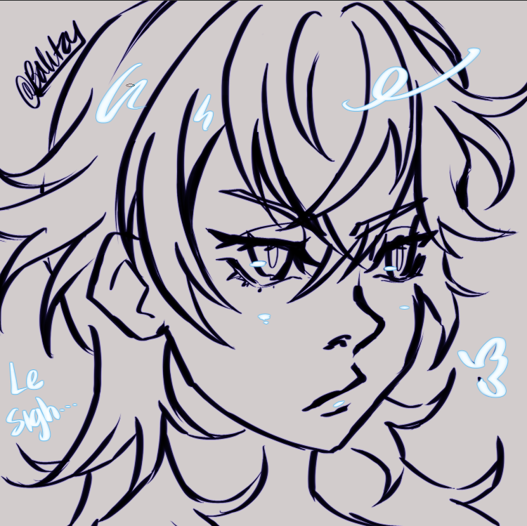 c1nnabarthemoth's tweet photo. #JestART wip sketch i need to stop doing 3/4 angles its a disease https://t.co/uGVpQM48Qb