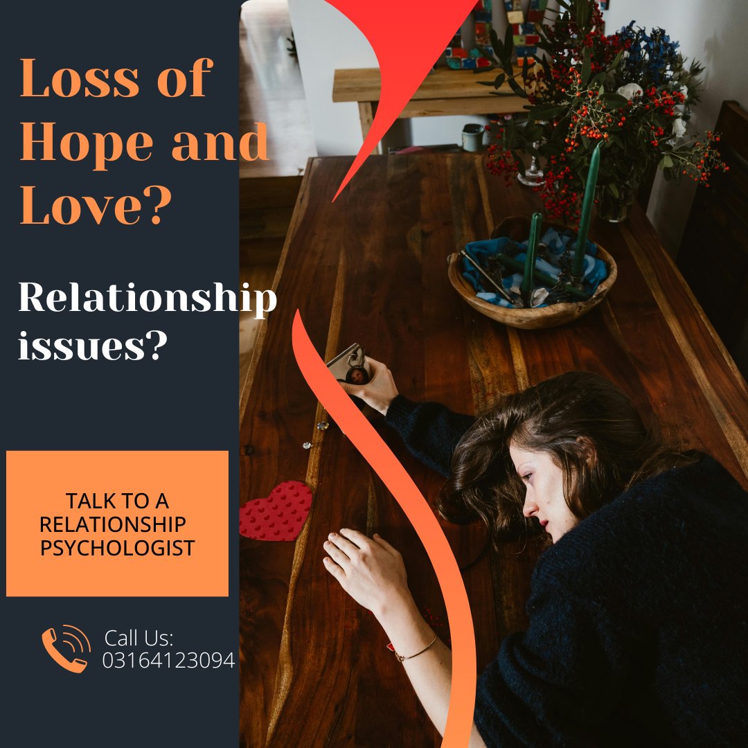 Facing a relationship issue? Going through a failed marriage? We are here to help. Connect today and talk to a relationship expert. #RelationshipProblems
#LoveStruggles
#CouplesTherapy
#CommunicationBreakdown
#TrustIssues
#RelationshipAdvice
#ComplicatedLove
#BreakupRecovery