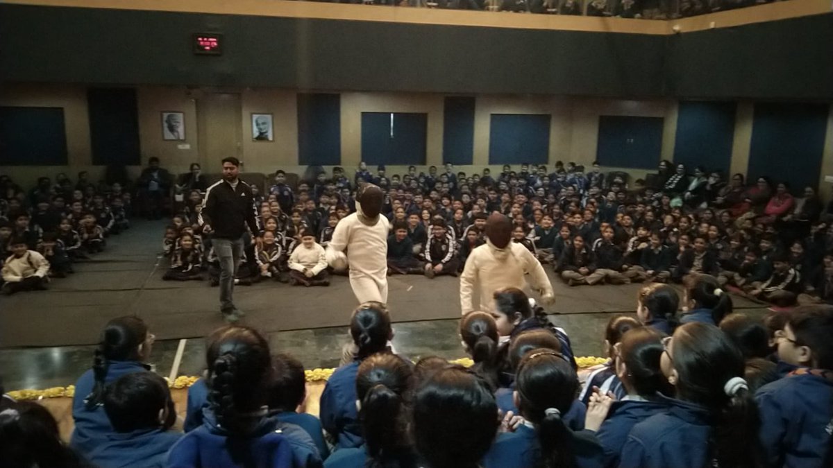 AhlconIntl4SDGs (@sdg4all) on Twitter photo Ahlcon International School Preparatory Stage organised an amazing session on 'Fencing' by FTRI.They demonstrated various techniques about Fencing. #Ahlconintl <a href="/ashokkp/">Ashok Pandey</a> <a href="/y_sanjay/">Sanjay Yadav</a> @Kavita_hm <a href="/pntduggal/">PUNEET DUGGAL</a> <a href="/SDG2030/">SDG2030</a> <a href="/MoHFW_INDIA/">Ministry of Health</a> Ahlcon International School Preparatory Stage organised an amazing session on 'Fencing' by FTRI.They demonstrated various techniques about Fencing. #Ahlconintl <a href="/ashokkp/">Ashok Pandey</a> <a href="/y_sanjay/">Sanjay Yadav</a> @Kavita_hm <a href="/pntduggal/">PUNEET DUGGAL</a> <a href="/SDG2030/">SDG2030</a> <a href="/MoHFW_INDIA/">Ministry of Health</a>