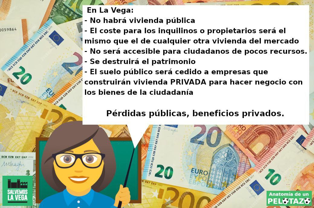 SalvemosVega's tweet photo. 20.000 viviendas vacías, construcción de viviendas por toda la ciudad, posibilidad de viviendas al lado de La Vega, pero, PP, PSOE e IU firmaron destruirla para edificar viviendas. El pelotazo está en las viviendas. Y que no te engañen. Son público privadas
👇🏼 https://t.co/M8L9SIvvz0