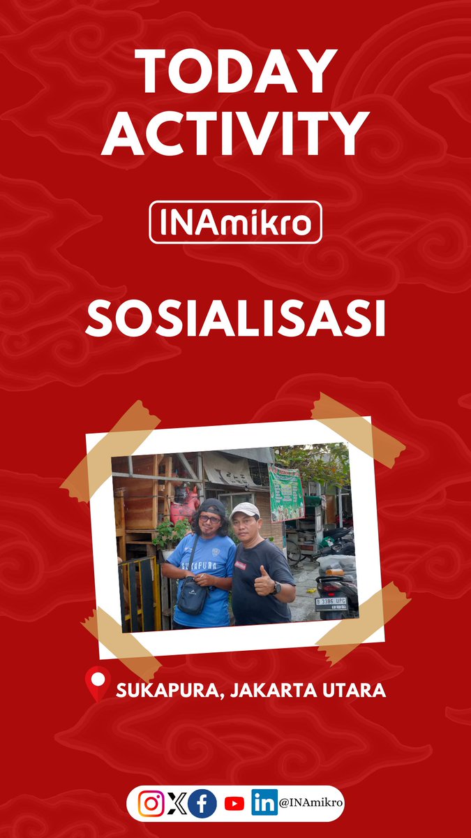 Sosialisasi harian INAmikro kali ini di daerah Sukapura, Jakarta Utara🤩