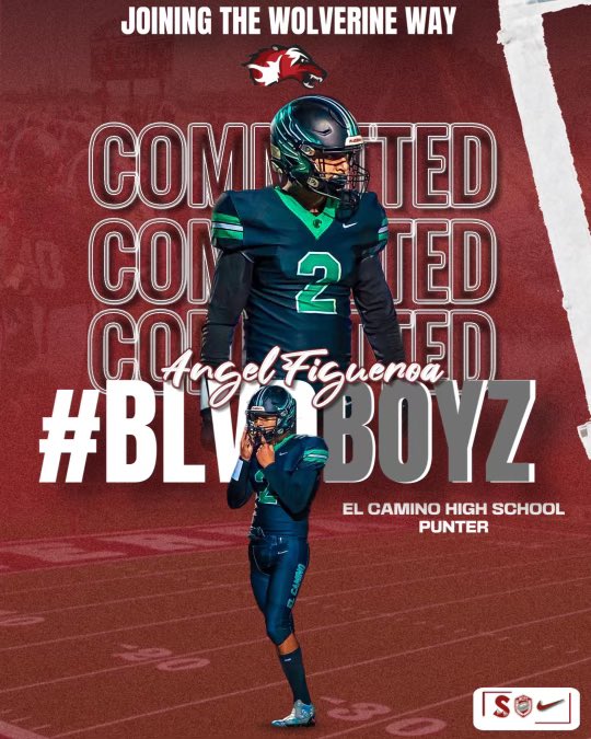 Id like to announce my commitment to <a href="/SierraCollegeFB/">Sierra College Football</a>, thank you to all the coach’s who have helped me through out this journey, I still got a long way to go, let’s work!!!
<a href="/ThePuntFactory/">Aaron Perez</a> <a href="/CoachBMusgrave/">Billy Musgrave</a> <a href="/IsaacPunts/">IsaacPunts</a> <a href="/ECEAGLEFOOTBALL/">EL CAMINO FOOTBALL</a> <a href="/Coach_Brion/">Coach Brion</a> #betonyou