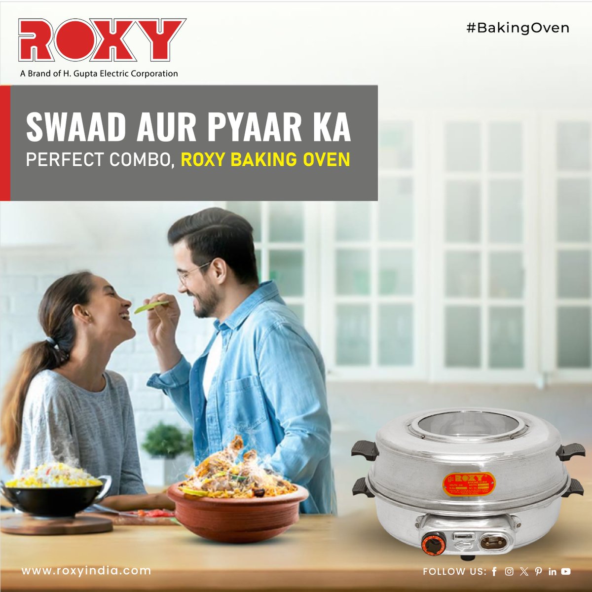 RoxyAppliances's tweet image. Ready to bake up some love? Introducing the ultimate kitchen companion: the Roxy Baking Oven! 💖 From mouthwatering cakes to crispy cookies, this little wonder does it all.✨ 
.
.
.
.
For more visit:- roxyindia.com
.
.
.
.
#BakingMagic #RoxyOven #SwaadAurPyaar #RoxyOven