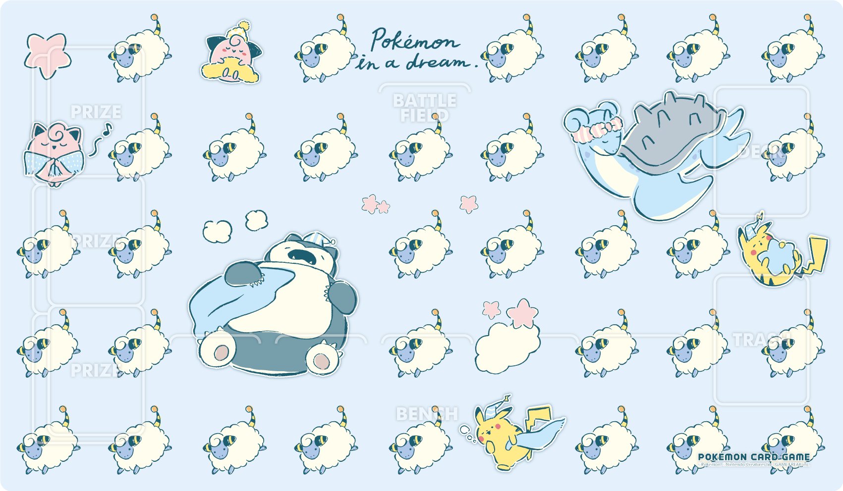 韓国限定「MELEEP IN A DREAM」ポケモンプレイマット 韓国限定「MELEEP IN A DREAM」ポケモンプレイマット - メルカリ
