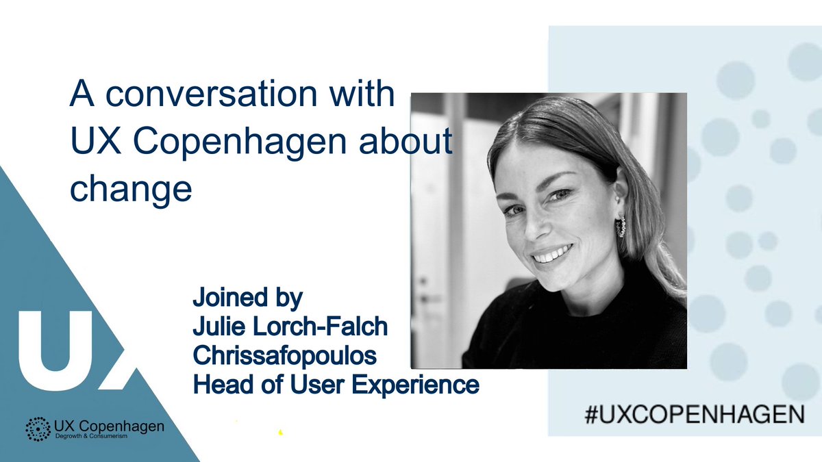 Another episode of Conversations with UX Copenhagen is coming up on Monday, February 19, 2024, at 12-1pm CEST! 

Sign up for this free event via Eventbrite!

eventbrite.com/e/conversation…

#UXCopenhagen #Degrowth #Consumerism #UX #UXResearch #Change #Futurism