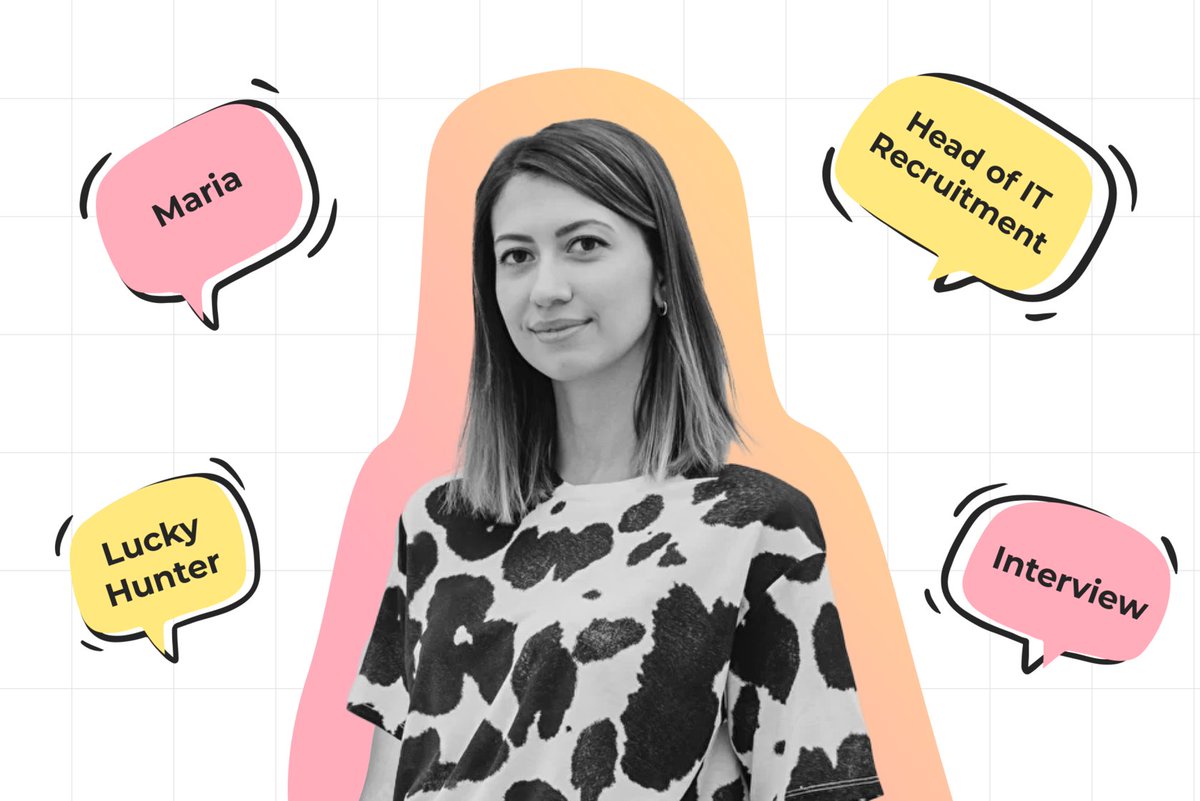 recruiter_lucky's tweet photo. Interview with Maria Reiimbaeva, Head of IT Recruitment and an invaluable member of our team for more than 5 years 🚀

Read 👉 https://t.co/VrjI909k6q

#luckyhunter #itrecruitment #it #itrecruiting #recruiting #business #startups #hr #intervirew #head #tech #technology https://t.co/DB2M0RkYCG